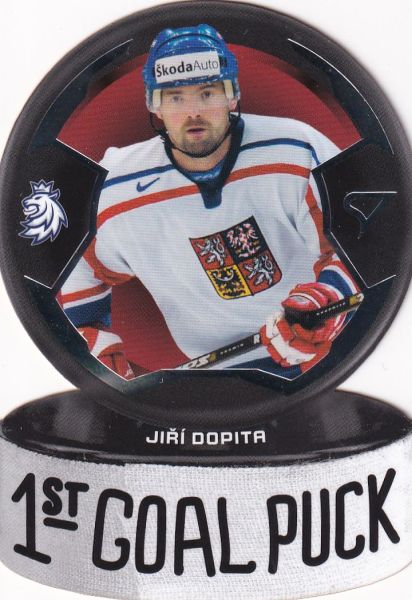 insert karta JIŘÍ DOPITA 23-24 SZ Hokejové Česko 1st Goal Puck číslo GP-09